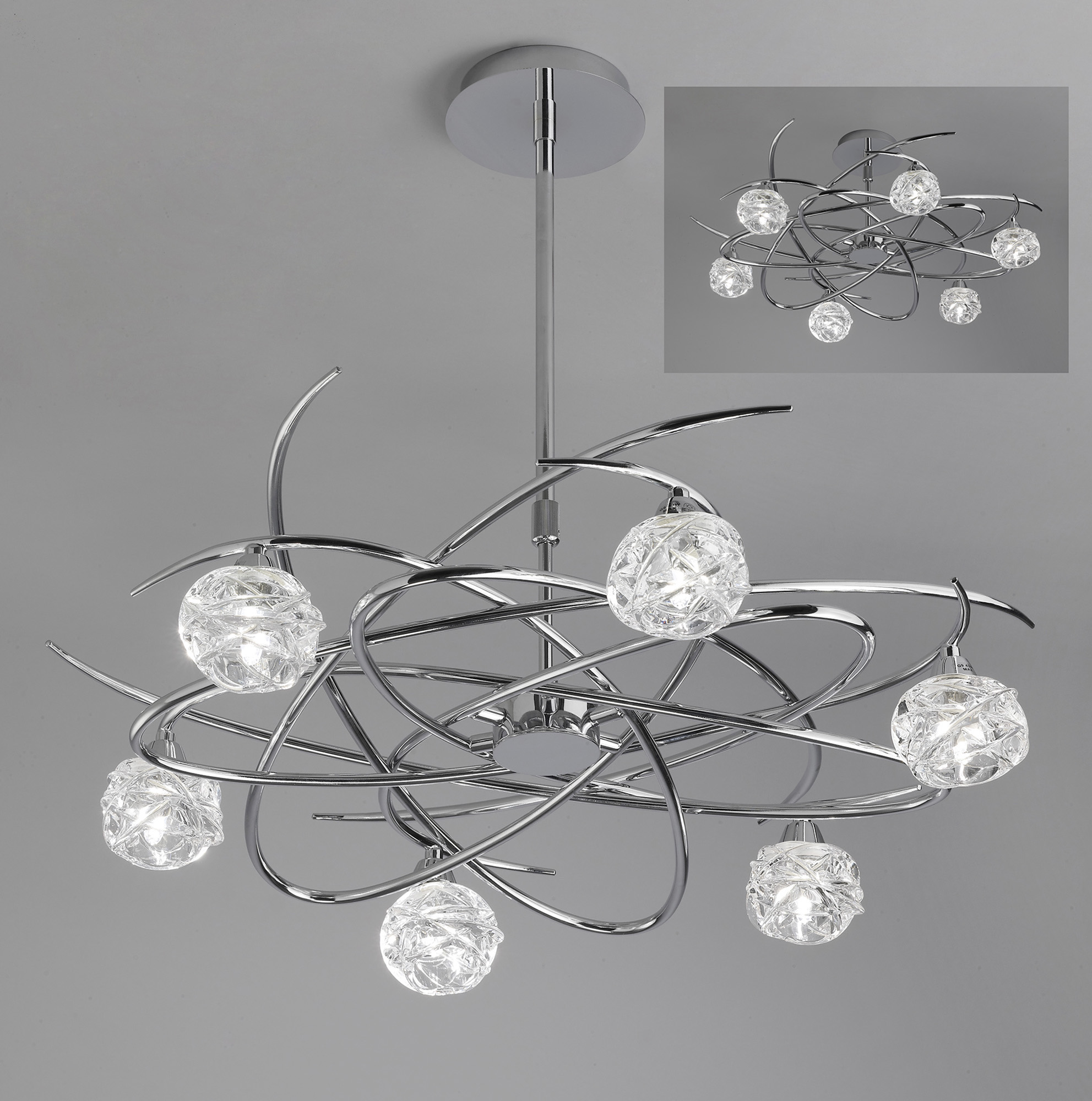 Maremagnum CH Ceiling Lights Mantra Multi Arm Fittings